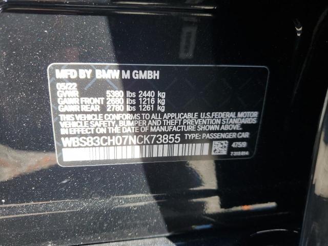 WBS83CH07NCK73855 BMW M5