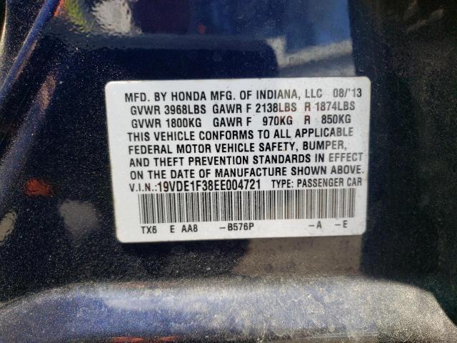 19VDE1F38EE004721 Acura ILX 20