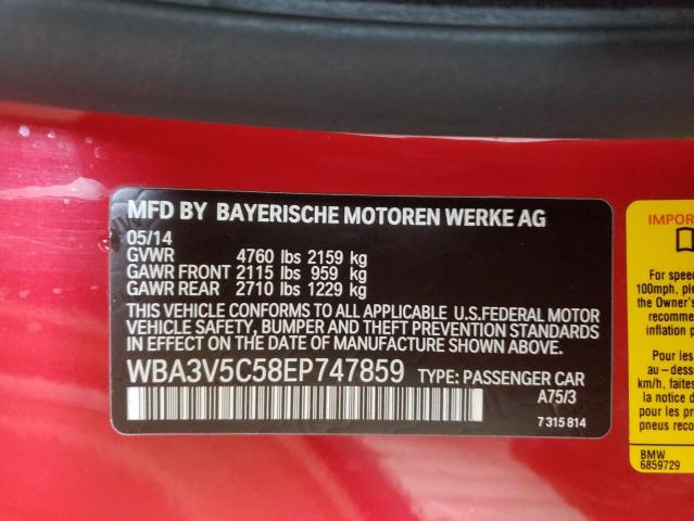 WBA3V5C58EP747859 BMW 428 I