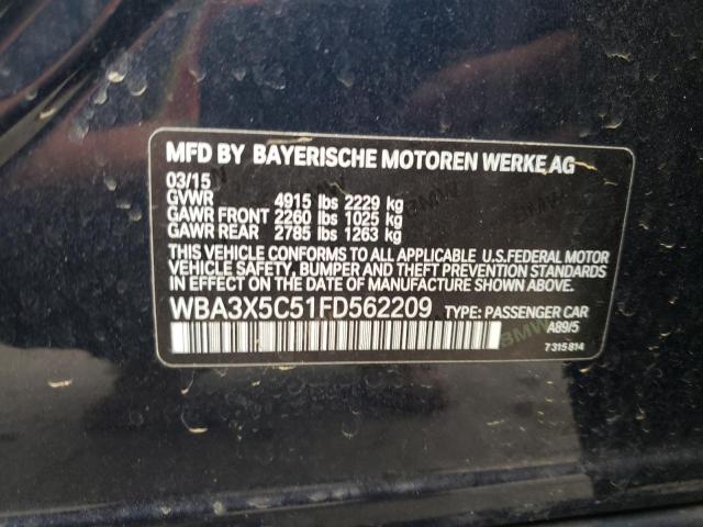 WBA3X5C51FD562209 BMW 328 XIGT