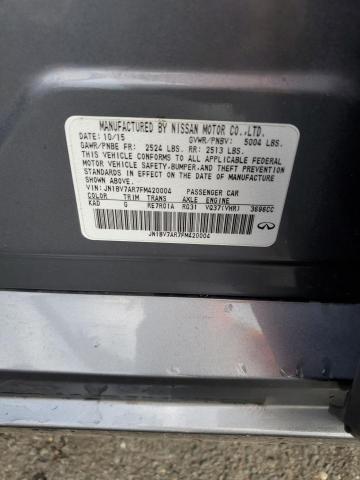 JN1BV7AR7FM420004 Infiniti Q50 BASE