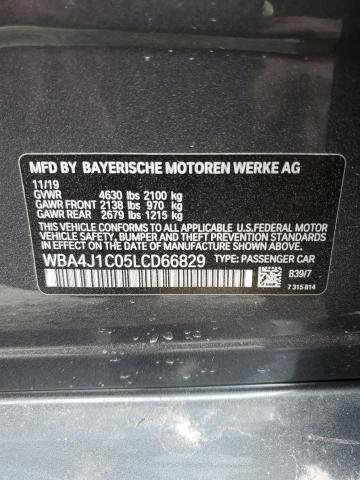 WBA4J1C05LCD66829 BMW 430i Gran Coupe