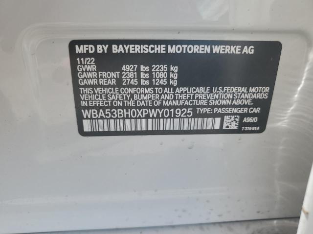 WBA53BH0XPWY01925 BMW 530 I
