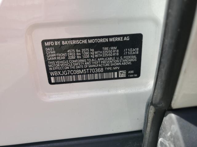 WBXJG7C08M5T70368 BMW X1 Sdrive28i