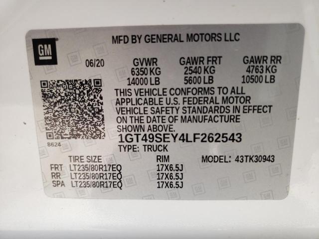 1GT49SEY4LF262543 GMC Sierra K3500