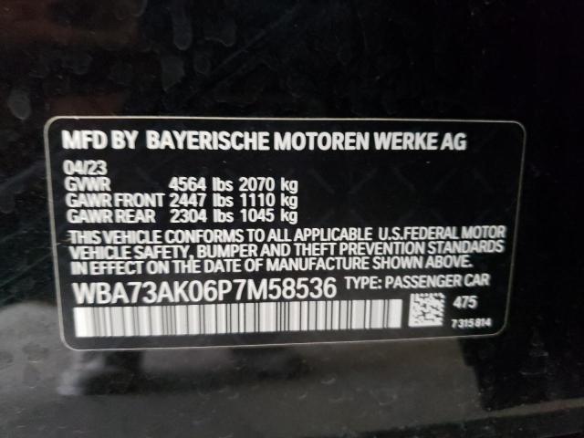 WBA73AK06P7M58536 BMW 228XI