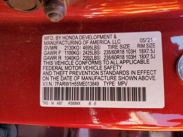 7FARW1H55ME013849 Honda CR-V EX