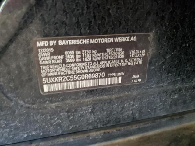 5UXKR2C55G0R69870 BMW X5 Sdrive35i