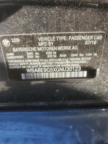WBA8E9G5XGNU30123 BMW 328 I Sulev