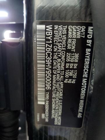 WBY1Z6C39HV950096 BMW I3 Bev