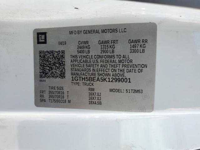 1GTH5BEA5K1299001 GMC Canyon