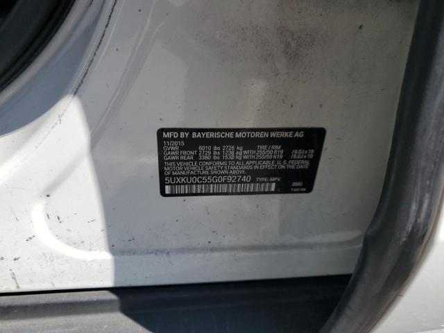 5UXKU0C55G0F92740 BMW X6 Sdrive35i