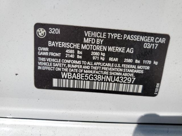 WBA8E5G38HNU43297 BMW 320 XI