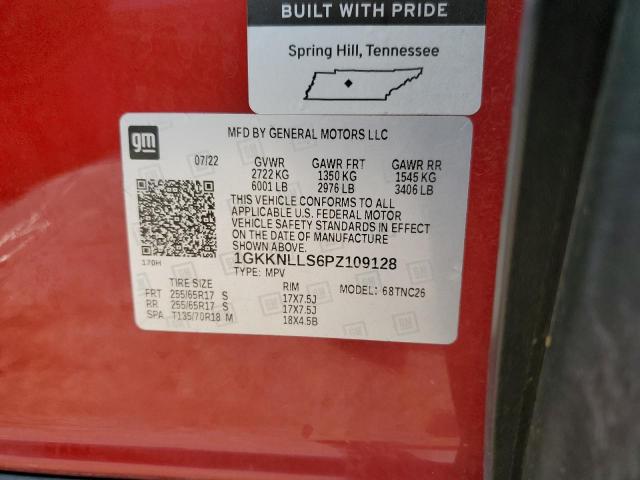 1GKKNLLS6PZ109128 GMC Acadia At4