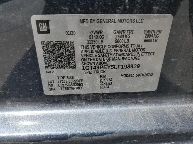 1GT49PEY5LF198929 GMC Sierra K2500 At4