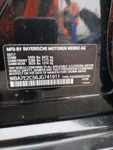 WBA7E2C56JG741911 BMW 740 I