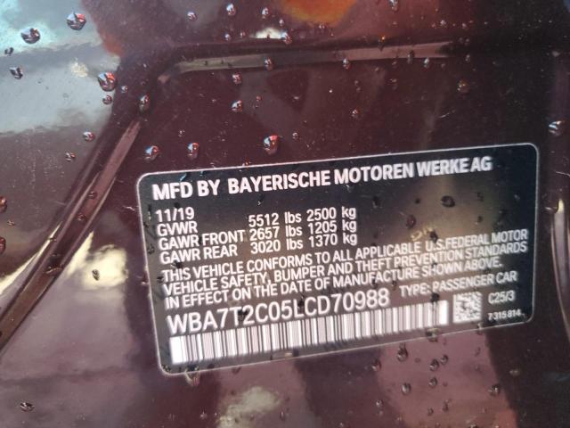 WBA7T2C05LCD70988 BMW 740 I