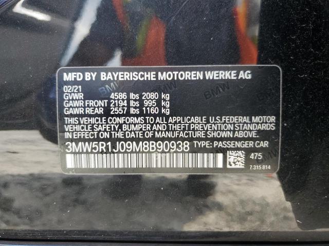 3MW5R1J09M8B90938 BMW 330I