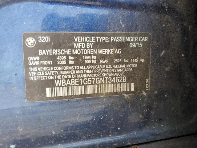 WBA8E1G57GNT34628 BMW 320 I