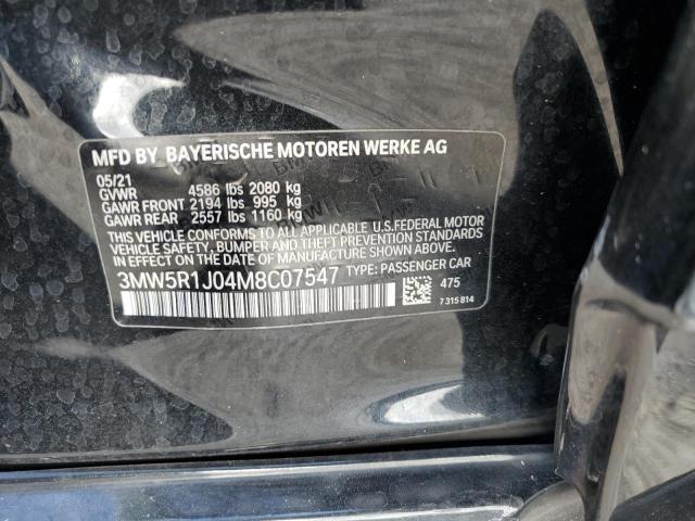 3MW5R1J04M8C07547 BMW 330I
