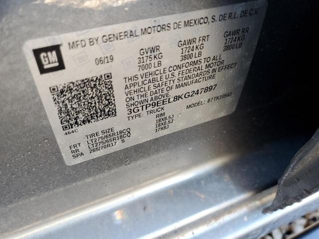 3GTP9EEL8KG247897 GMC Sierra K1500 At4