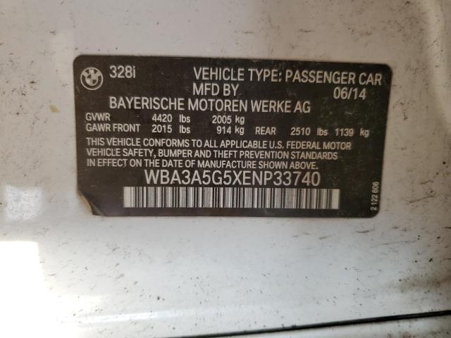 WBA3A5G5XENP33740 BMW 328 I