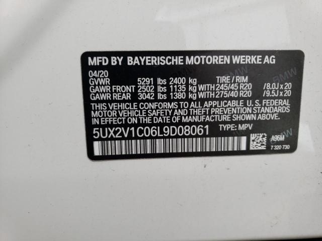 5UX2V1C06L9D08061 BMW X4 Xdrive30i