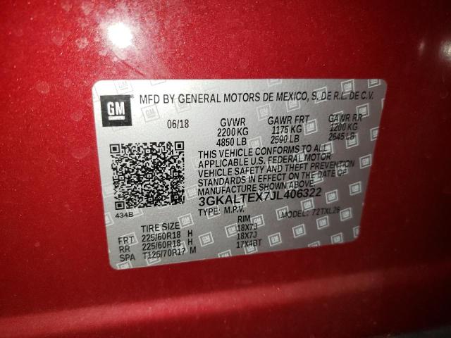 3GKALTEX7JL406322 GMC Terrain Sle
