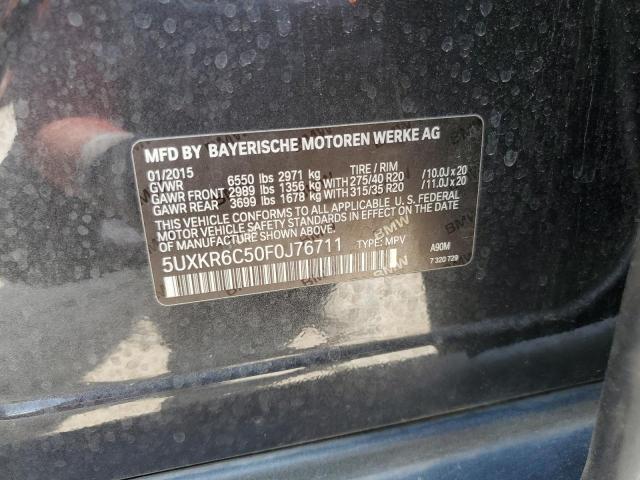 5UXKR6C50F0J76711 BMW X5 Xdrive50i