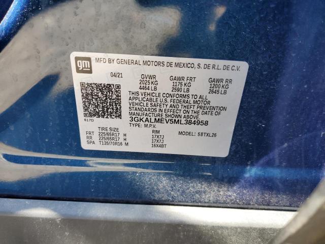 3GKALMEV5ML384958 GMC Terrain Sle