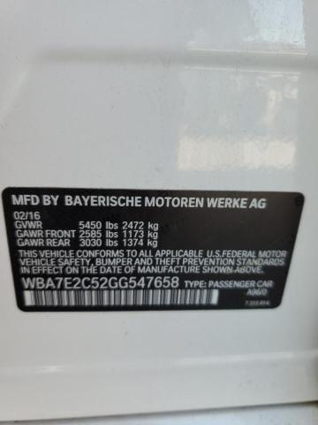 WBA7E2C52GG547658 BMW 740 I