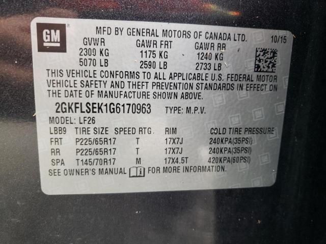 2GKFLSEK1G6170963 GMC Terrain Sle