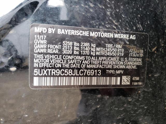 5UXTR9C58JLC76913 BMW X3 Xdrive30i