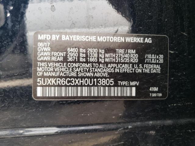 5UXKR6C3XH0U13805 BMW X5 Xdrive50i