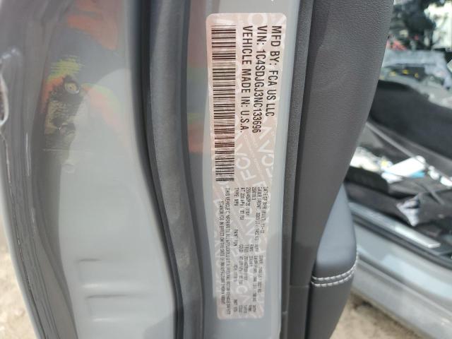 1C4SDJGJ3NC133696 Dodge Durango Srt 392