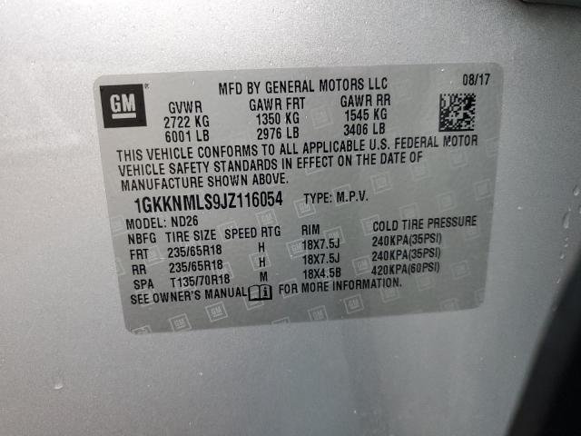 1GKKNMLS9JZ116054 GMC Acadia Slt-1