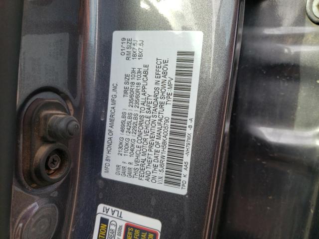 5J6RW1H58KA005790 Honda CR-V EX