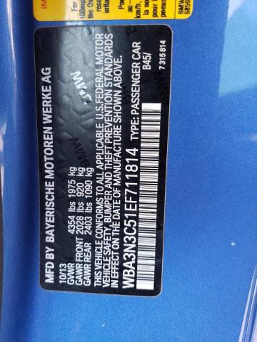 WBA3N3C51EF711814 BMW 428 I