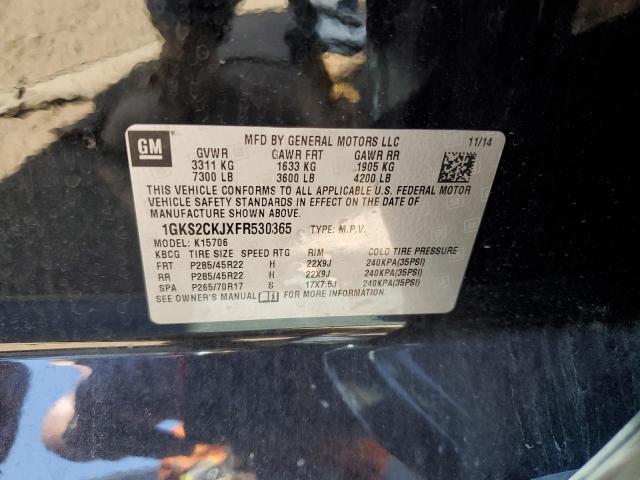 1GKS2CKJXFR530365 GMC YUKON DENALI