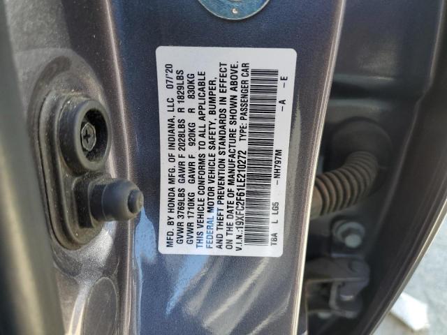 19XFC2F61LE210272 Honda Civic Lx