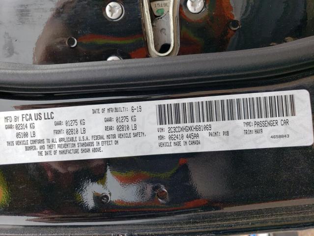 2C3CDXHGXKH681069 Dodge CHARGER GT