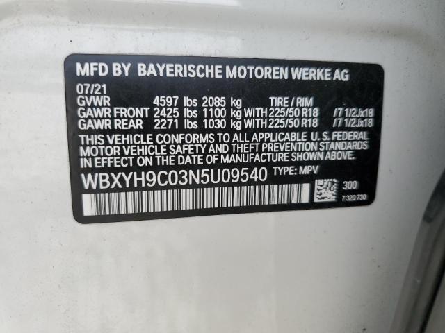 WBXYH9C03N5U09540 BMW X2 Sdrive28i
