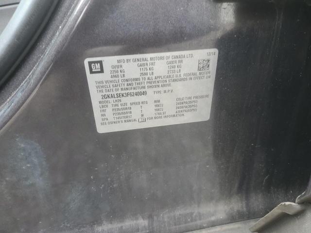 2GKALSEK3F6240049 GMC Terrain Slt