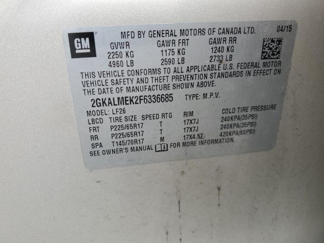 2GKALMEK2F6336685 GMC Terrain Sle