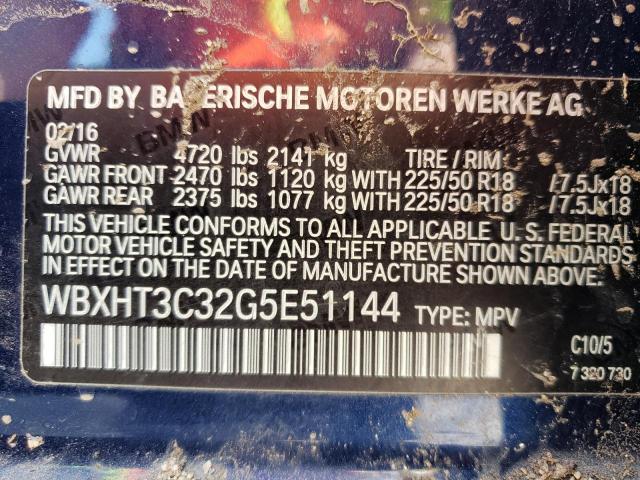 WBXHT3C32G5E51144 BMW X1 Xdrive28i