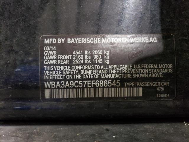 WBA3A9C57EF686545 BMW 335 I