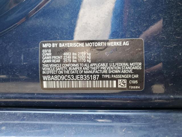 WBA8D9C53JEB35187 BMW 330 XI
