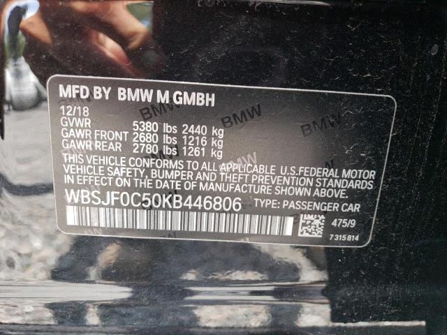 WBSJF0C50KB446806 BMW M5
