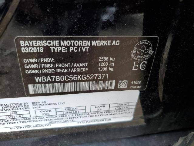 WBA7B0C56KG527371 BMW 750 Xi