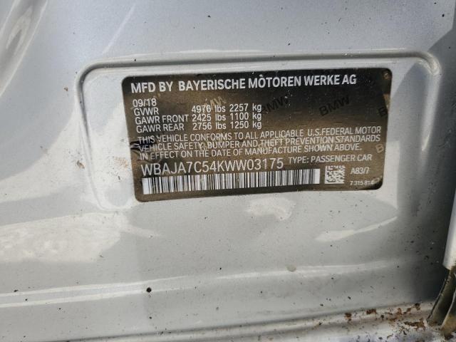 WBAJA7C54KWW03175 BMW 530 XI